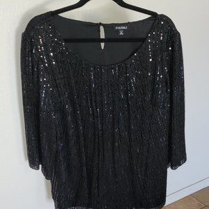 Black Roz & Ali blouse